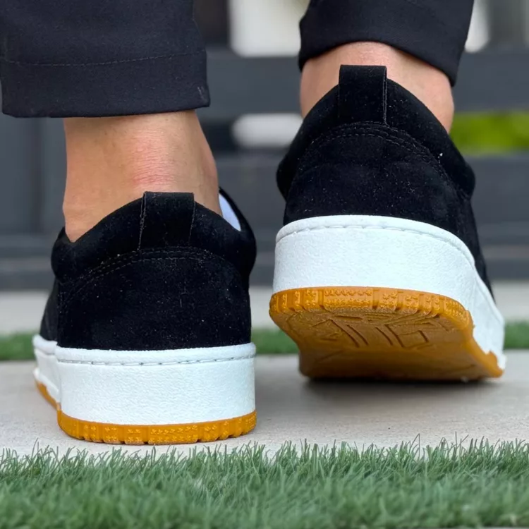 کتانی مردانه مشکی کد 26156