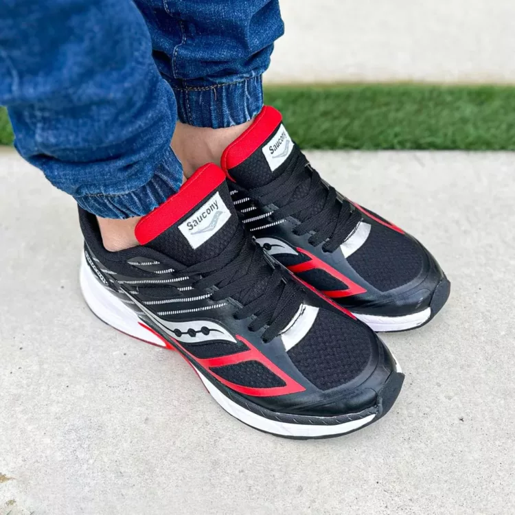کتانی مردانه Saucony مشکی کد 25865