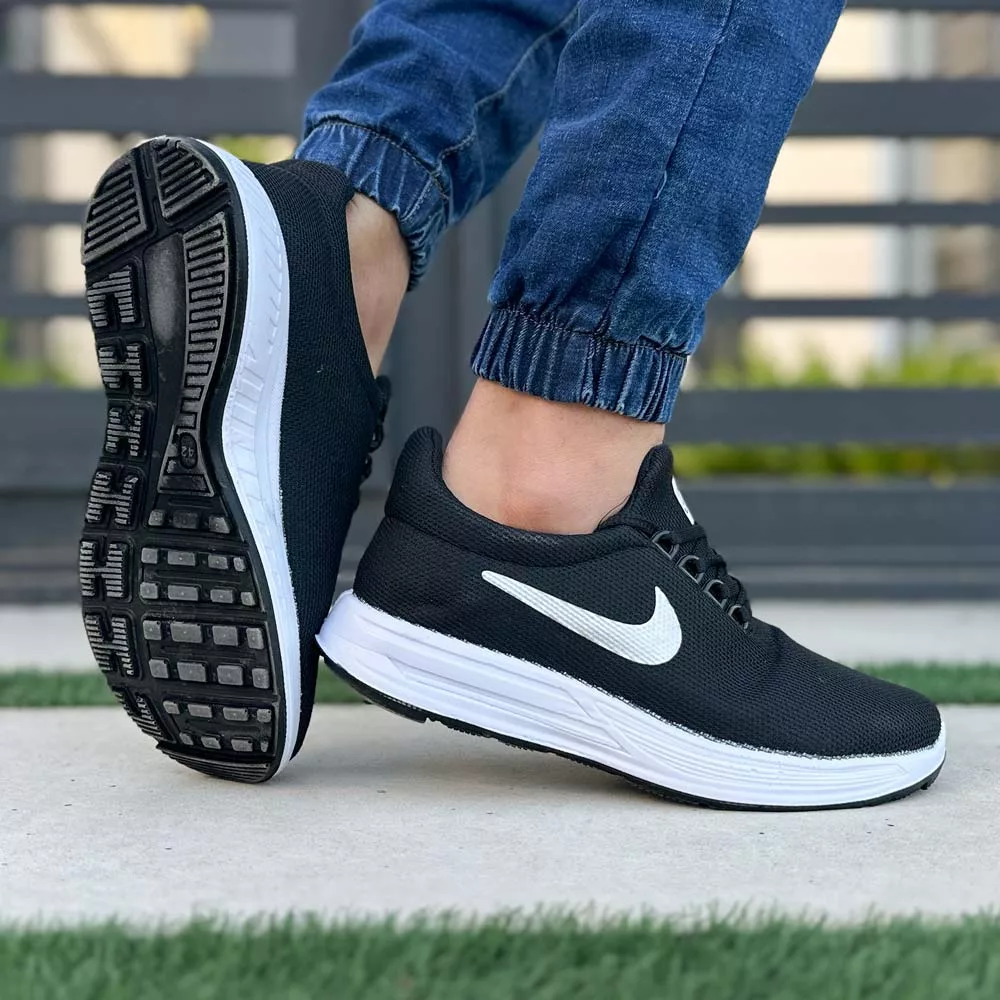 کتانی مردانه نایک مشکی کد 25980