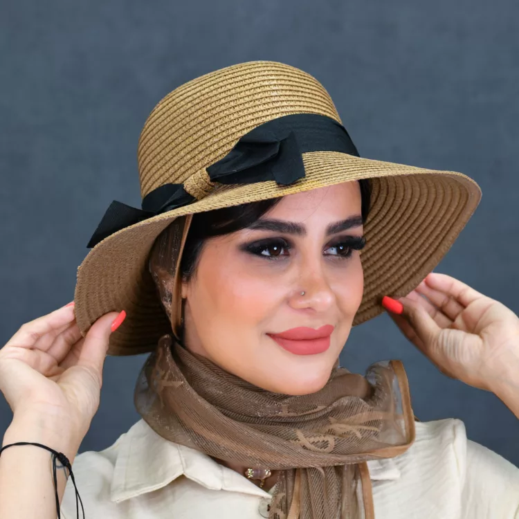 کلاه حصیری دخترانه کد 26382