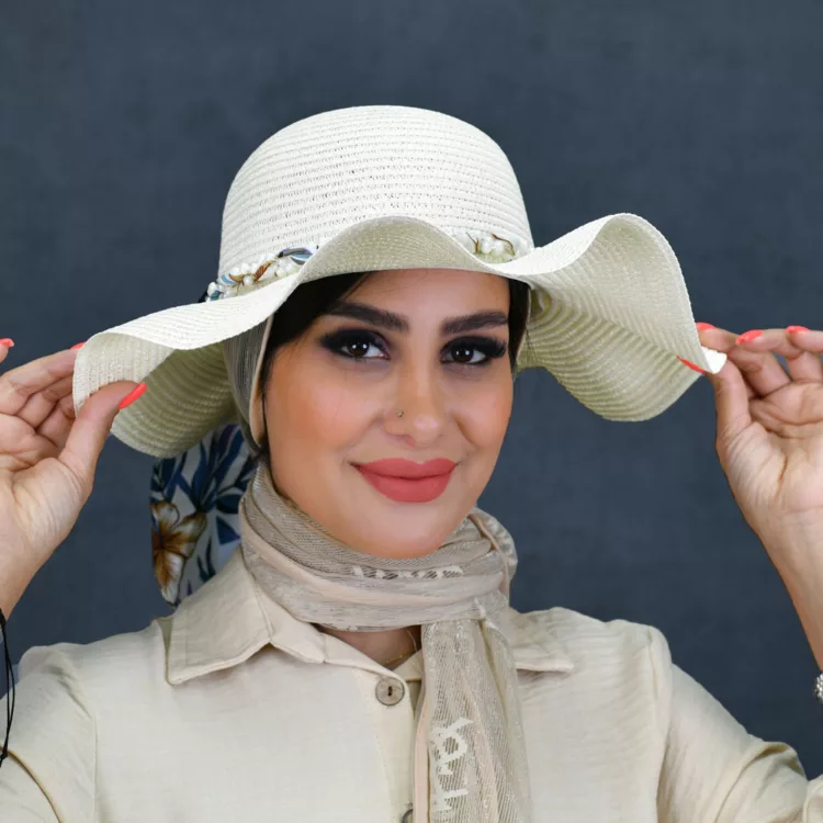 کلاه حصیری دخترانه کد 26383