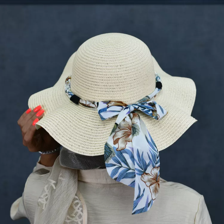 کلاه حصیری دخترانه کد 26383