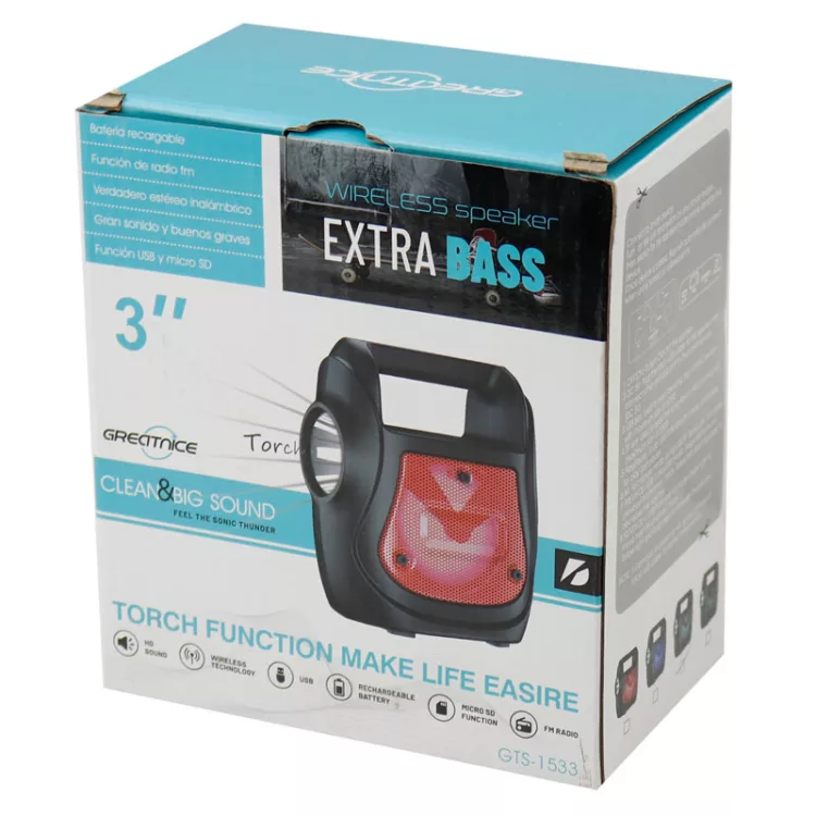 اسپیکر بلوتوثی گریت نایس مدل GTS-1533