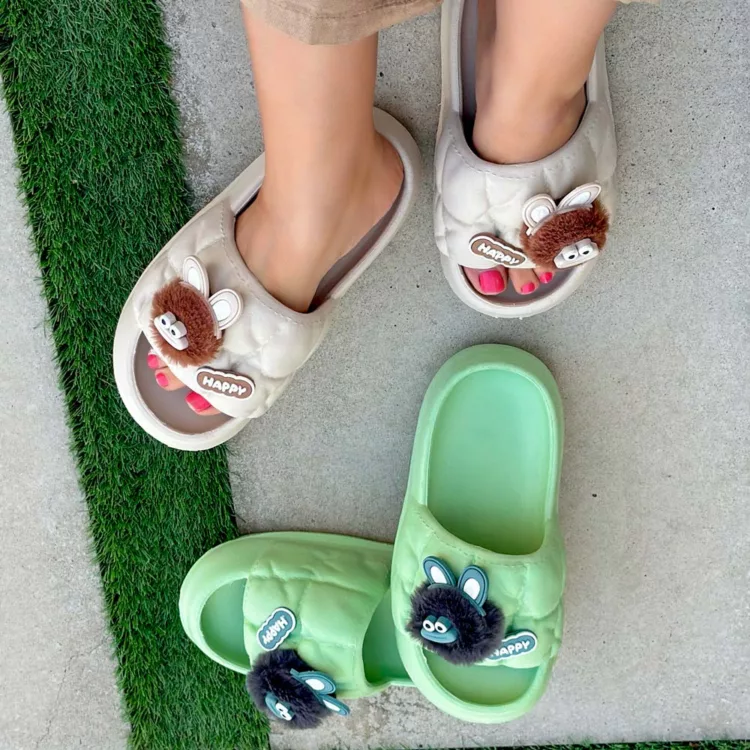 دمپایی دخترانه عروسکی کد 26356