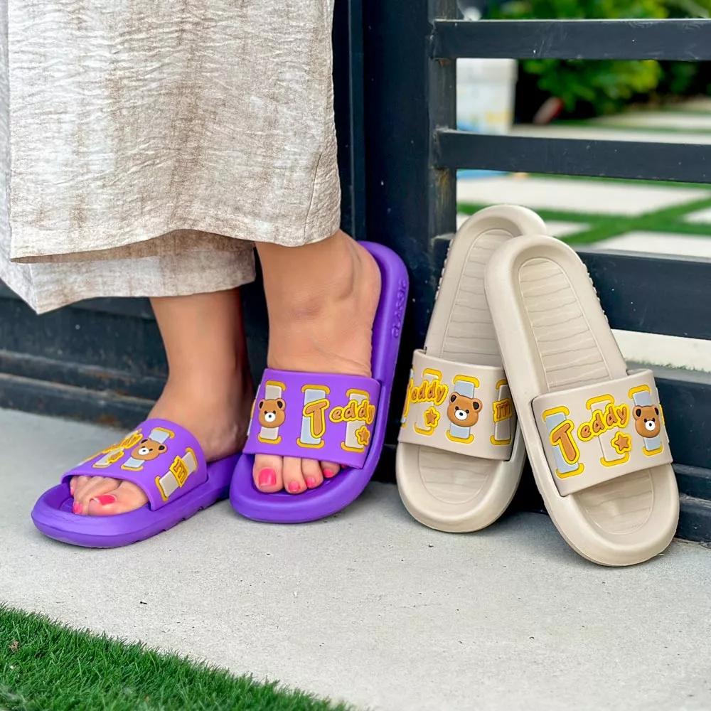 دمپایی دخترانه تدی کد 26357