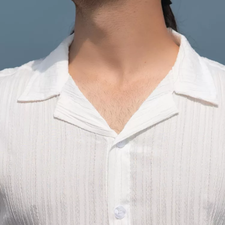 پیراهن مردانه سفید کد26736