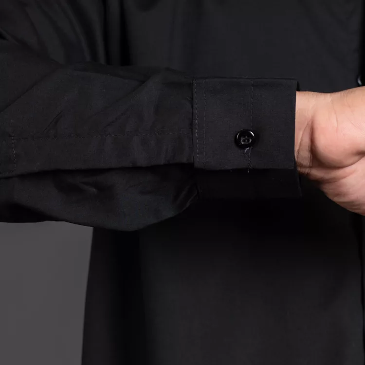 پیراهن مردانه مشکی سایز بزرگ کد 26527
