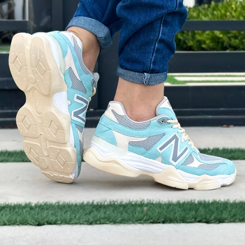 کتانی مردانه نیوبالانس 9060 فیروزه ای کد 26476
