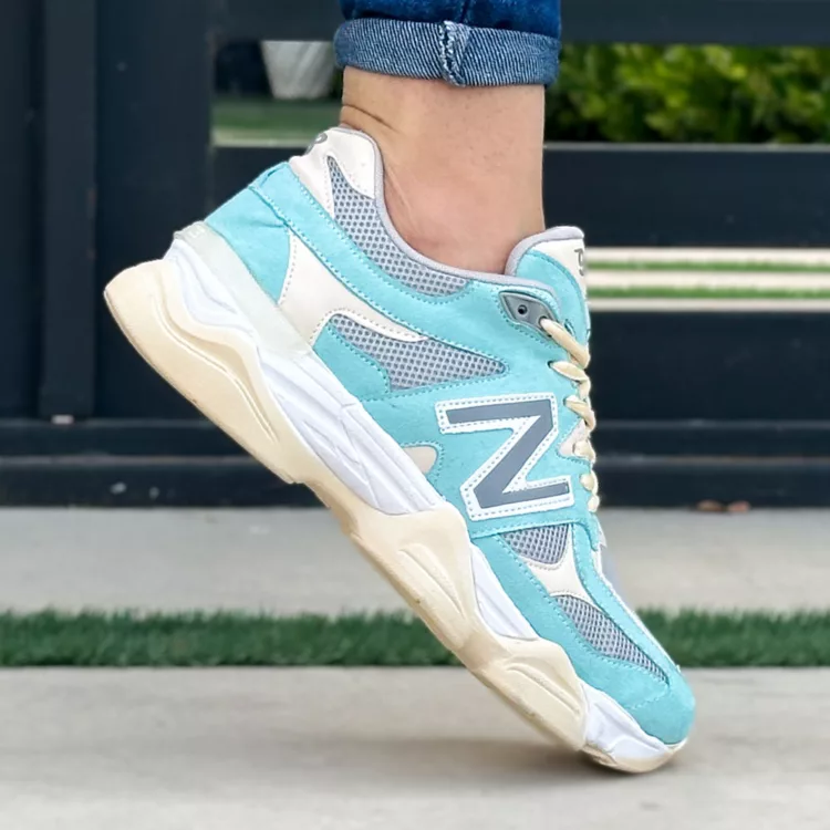 کتانی مردانه نیوبالانس 9060 فیروزه ای کد 26476