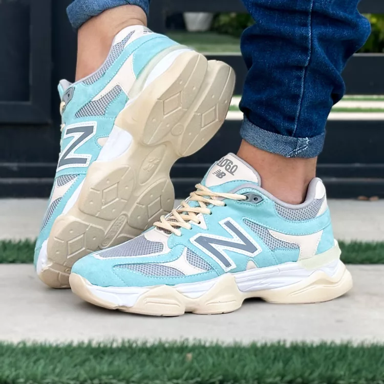 کتانی مردانه نیوبالانس 9060 فیروزه ای کد 26476