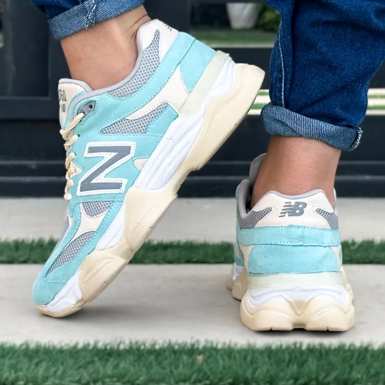 کتانی مردانه نیوبالانس 9060 فیروزه ای کد 26476