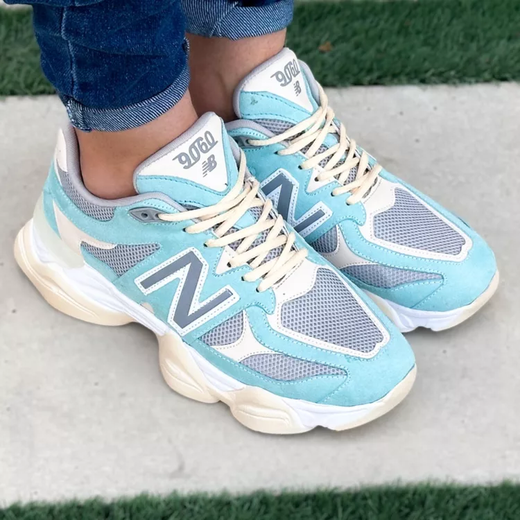 کتانی مردانه نیوبالانس 9060 فیروزه ای کد 26476