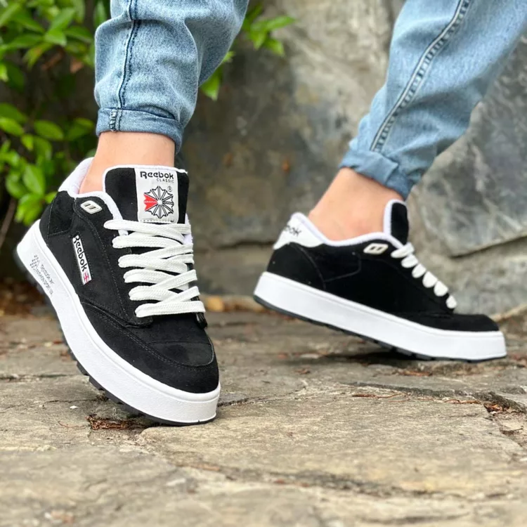 کتانی مردانه ریبوک مشکی کد 26419