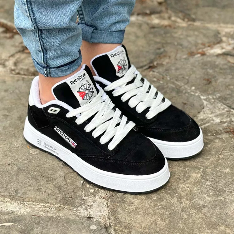 کتانی مردانه ریبوک مشکی کد 26419