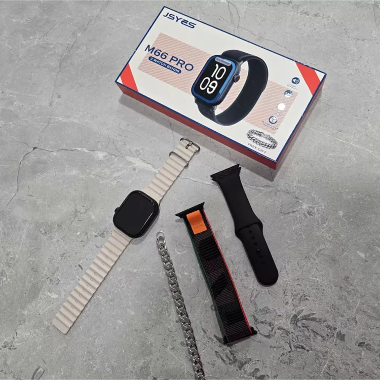 ساعت m66 pro همراه دستبند کارتیر