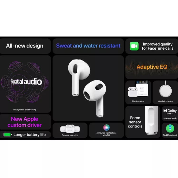 ایرپاد آیفونی مدل AirPods 3