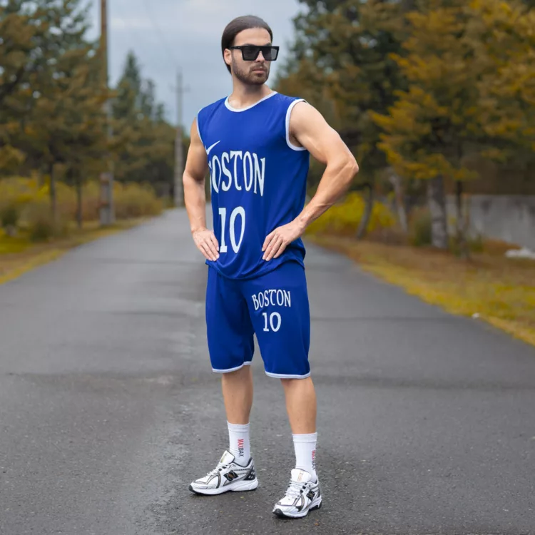 ست تاپ و شلوارک مردانه BOSTON کد 26826