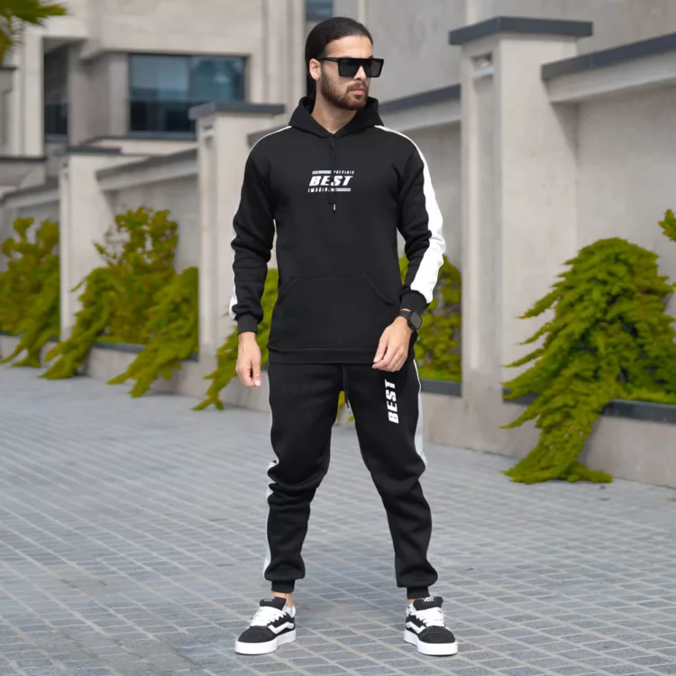 ست هودی و اسلش مردانه کد 27375