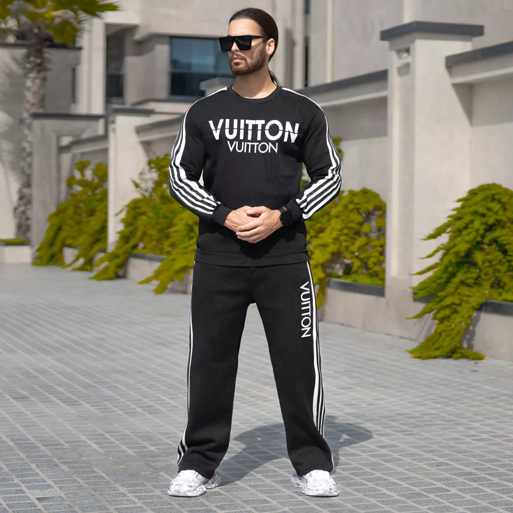 ست تیشرت و شلوار مردانه VUITTON کد 27376
