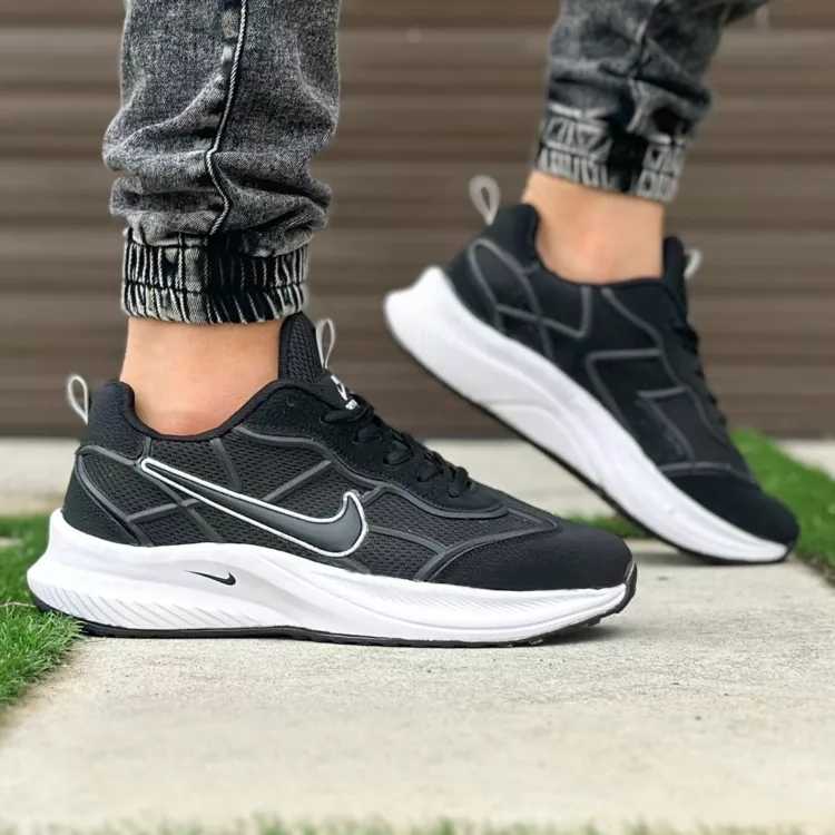 کتانی مردانه نایک مشکی کد 27304