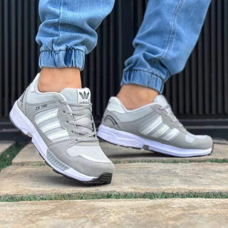 کتانی مردانه آدیداس ZX طوسی کد 26754