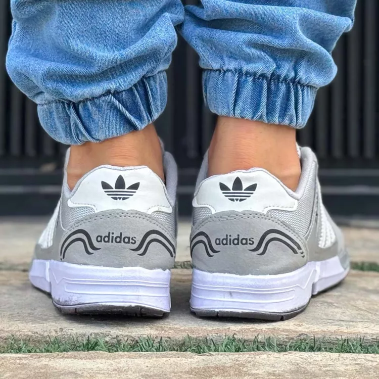 کتانی مردانه آدیداس ZX طوسی کد 26754