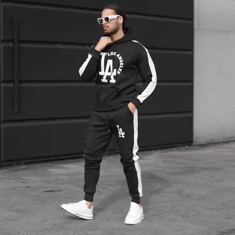 ست هودی و اسلش مردانه LA کد 27789