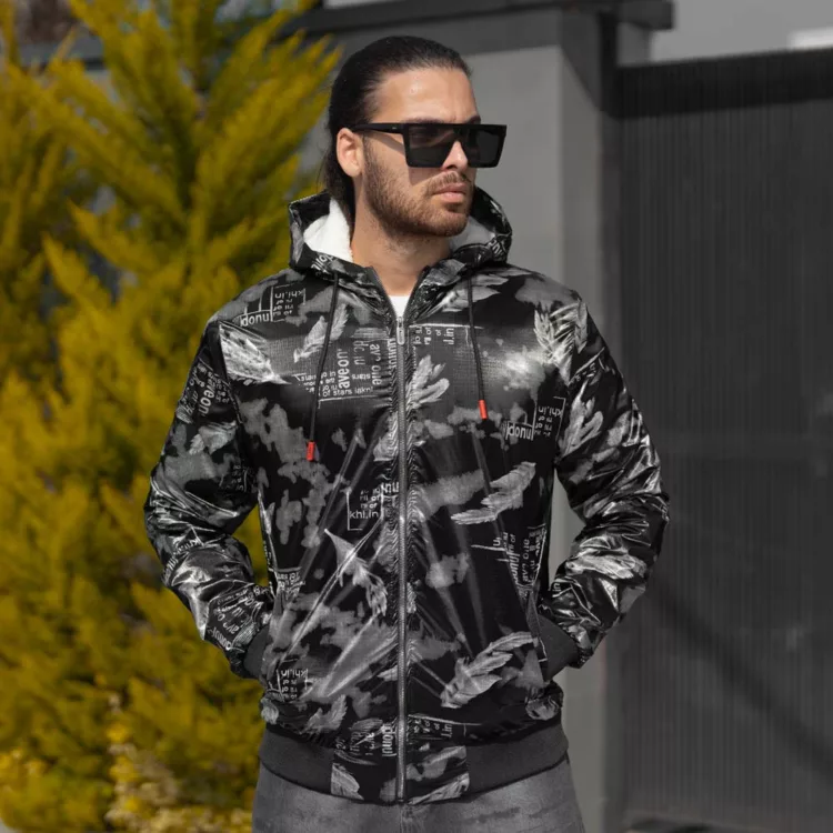 سوییشرت مردانه طرحدار کد 27907