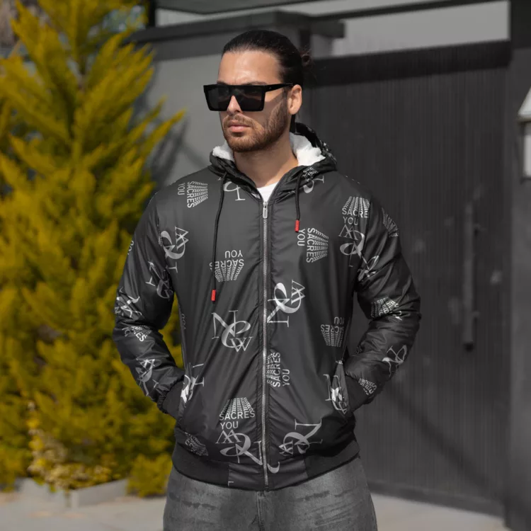 سوییشرت مردانه طرحدار کد 27908