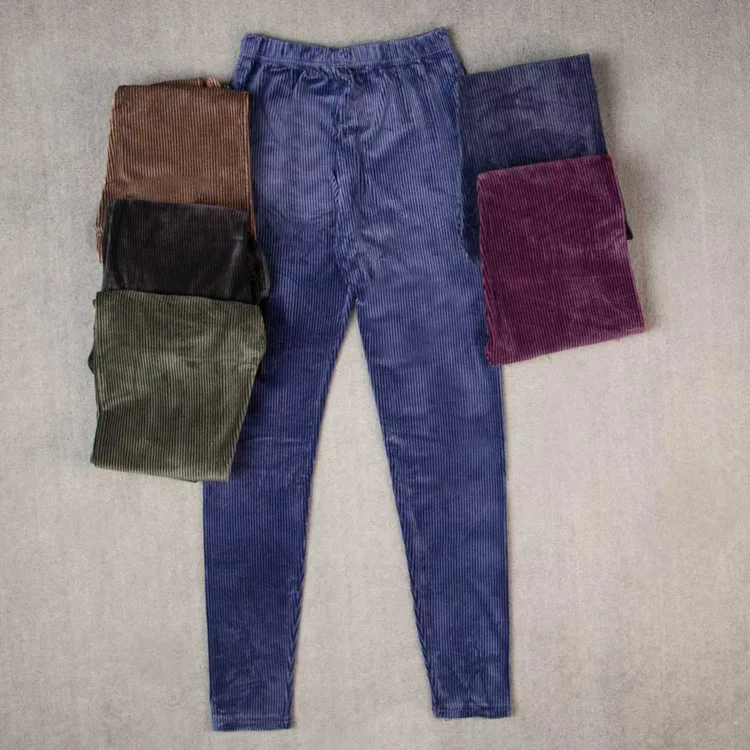 شلوار مخمل کبریتی دخترانه کد 24030