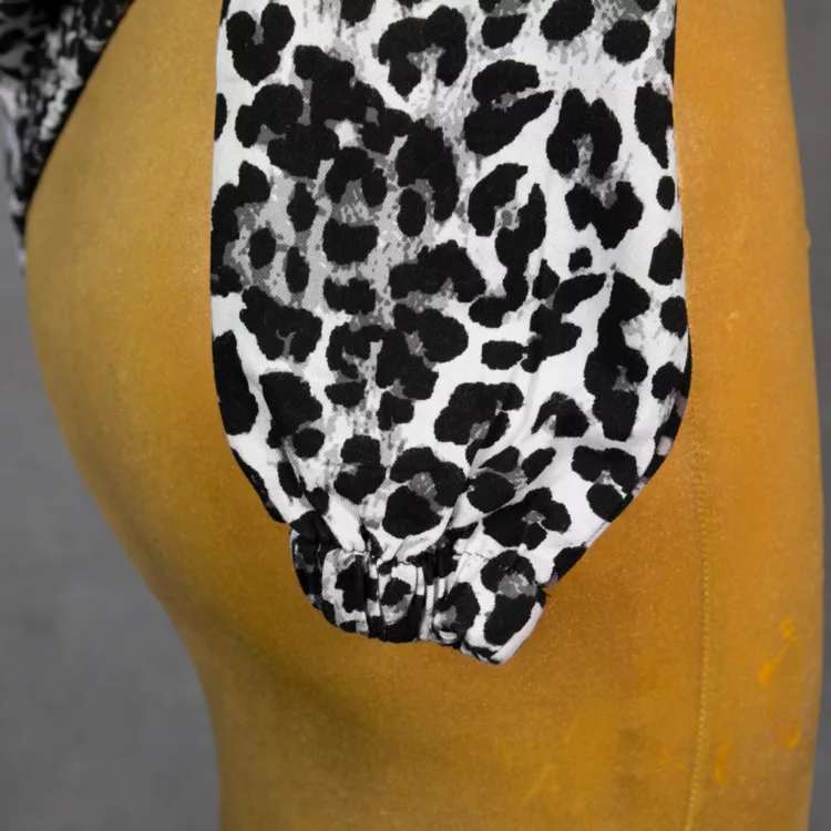 بامبر دخترانه پلنگی کد 27934