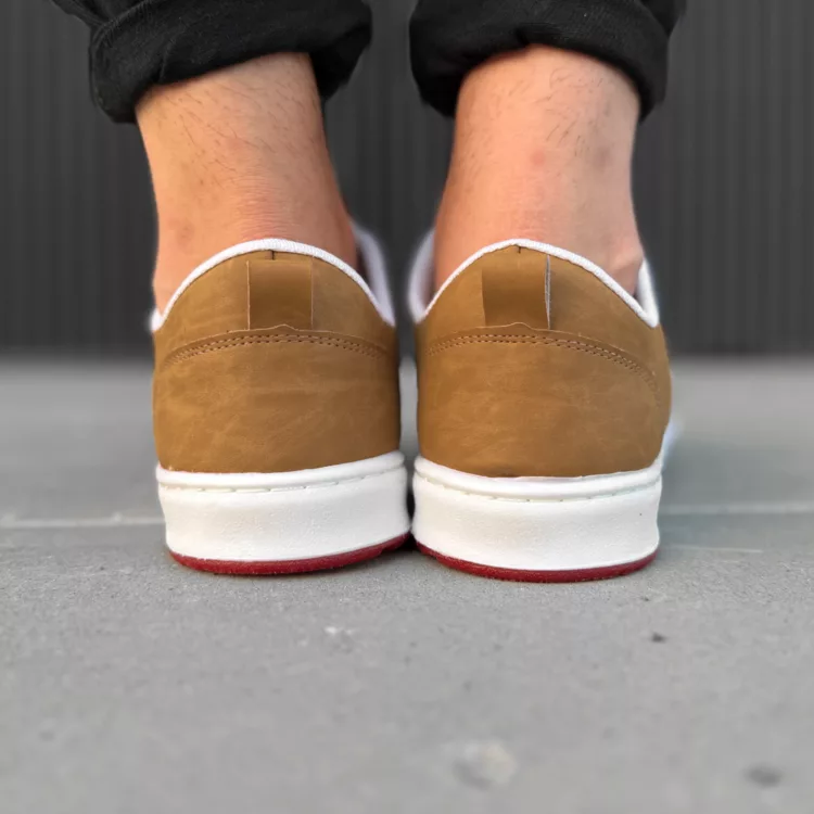 کتانی مردانه لاگوست عسلی کد 19121