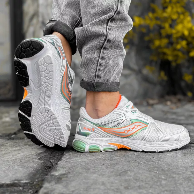 کتانی مردانه Saucony سفید کد 27888