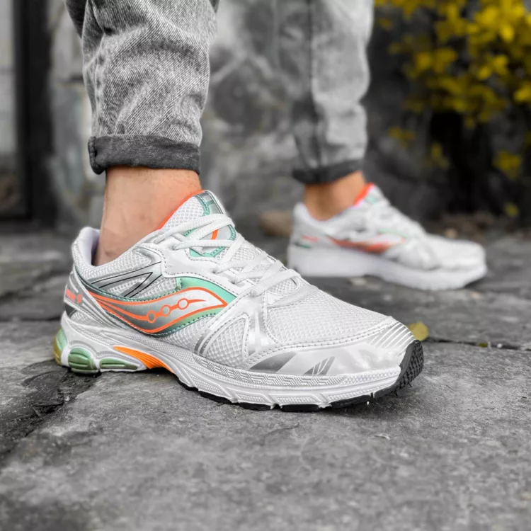 کتانی مردانه Saucony سفید کد 27888