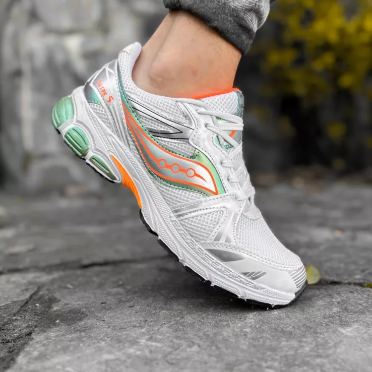کتانی مردانه Saucony سفید کد 27888