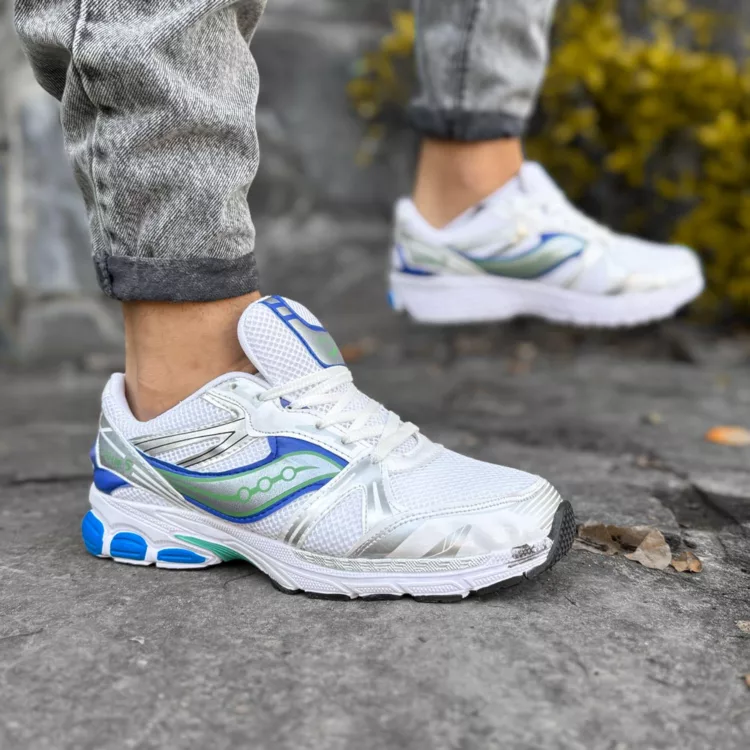 کتانی مردانه Saucony سفید کد 27890