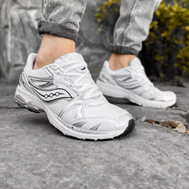 کتانی مردانه Saucony سفید کد 27887