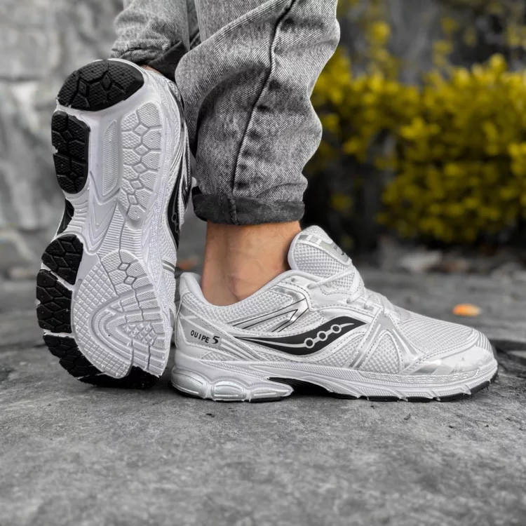 کتانی مردانه Saucony سفید کد 27889