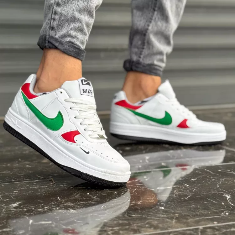 کتانی مردانه نایک سفید کد 27710