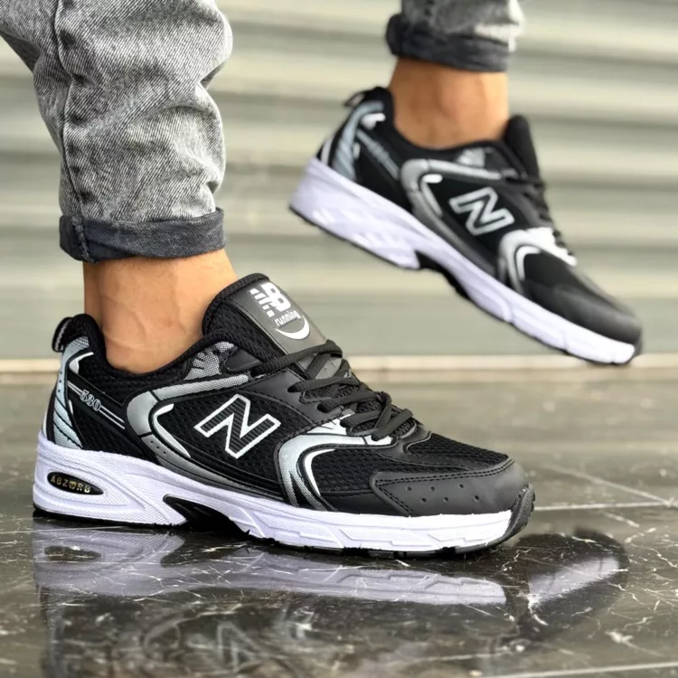 کتانی مردانه نیوبالانس 530 مشکی کد 27901