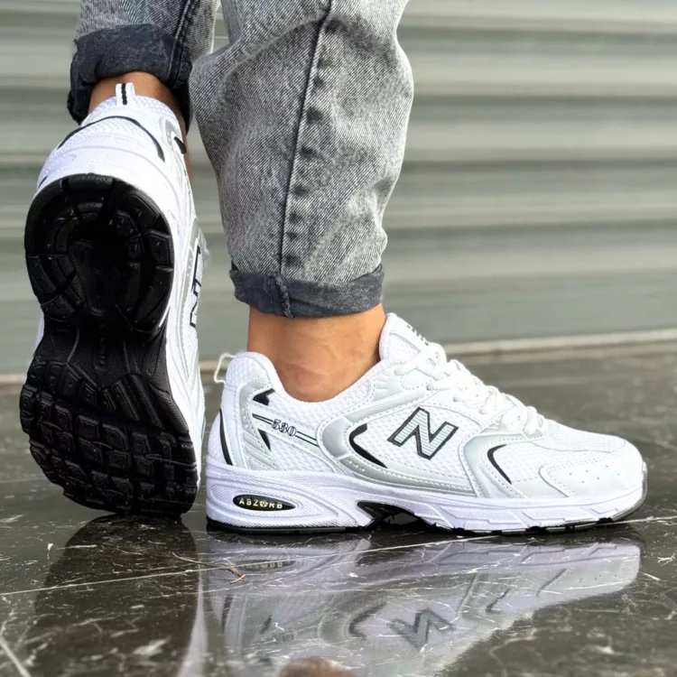کتانی مردانه نیوبالانس 530 سفید کد 27900