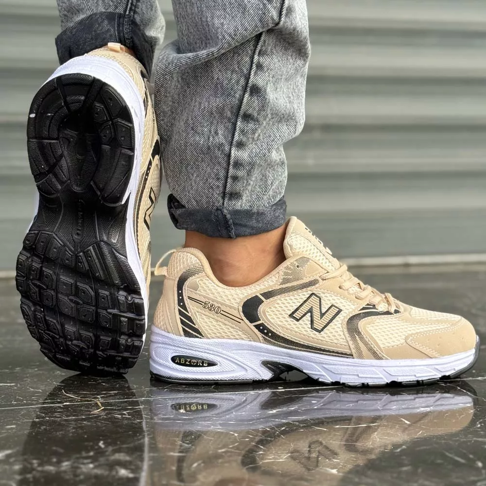 کتانی مردانه نیوبالانس 530 کرم کد 27902