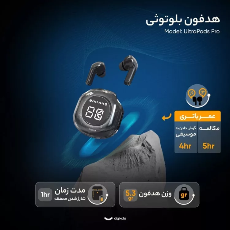ایرپاد بلوتوثی مدل Ultrapods Pro