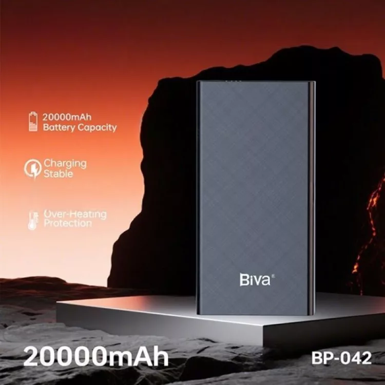 پاور بانک بیوا 20000 میلی آمپر 10W مدل BP-042