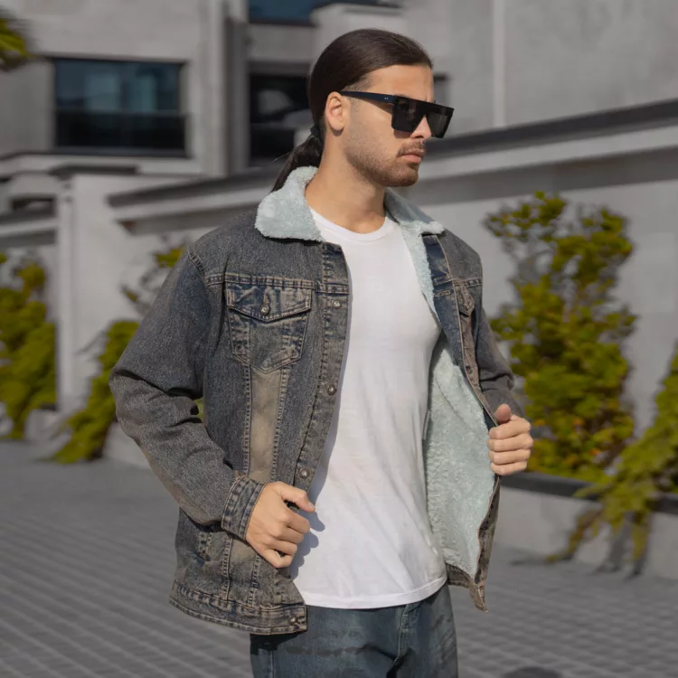 کت جین مردانه گازوئیلی کد 27943