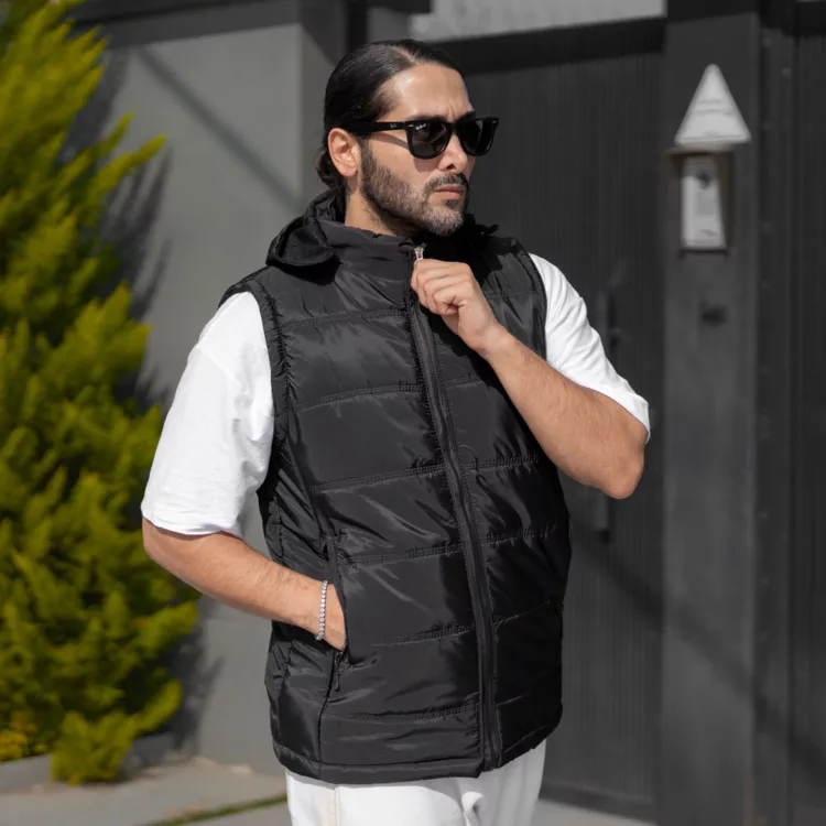 پافر کلاهدار مردانه کد 27944