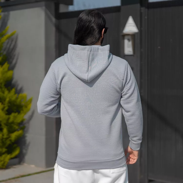 هودی نیم زیپ مردانه کد 27940