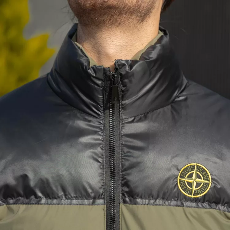 کاپشن مردانه استون آیلند زیتونی کد 27948