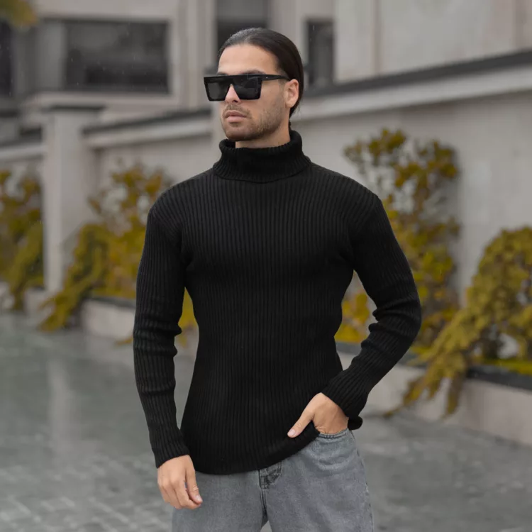 بافت مردانه یقه اسکی کد 23776