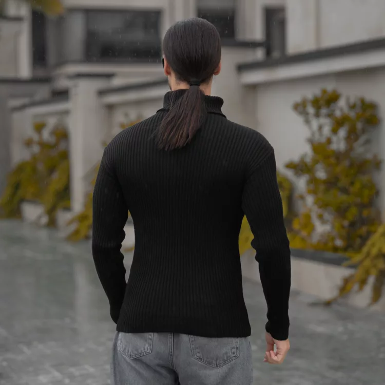 بافت مردانه یقه اسکی کد 23776